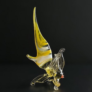 Handmade Glass Goldfish Figurine – Unique Home Décor Gift