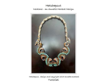 Collar Hatshepsut - Tutorial de cuentas