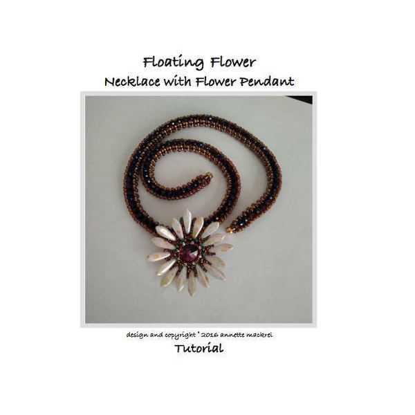 Floating Flower Necklace - Beading Tutorial