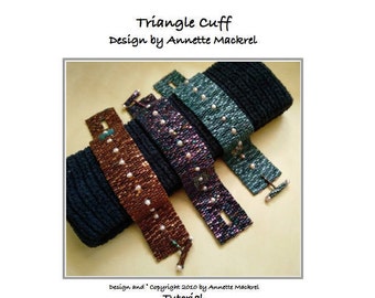 Triangle Cuff - Tutorial de Abalorios