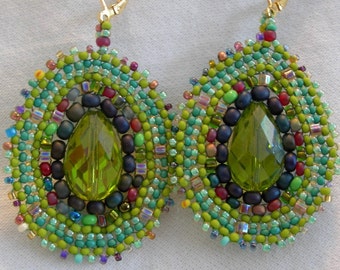 Peacock Earrings