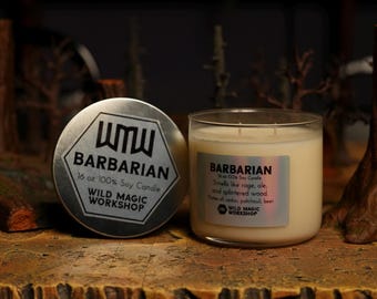 Character Class 16oz Scented Candle | D&D Player's Handbook | Dungeons and Dragons | Geeky Gift | Game Night