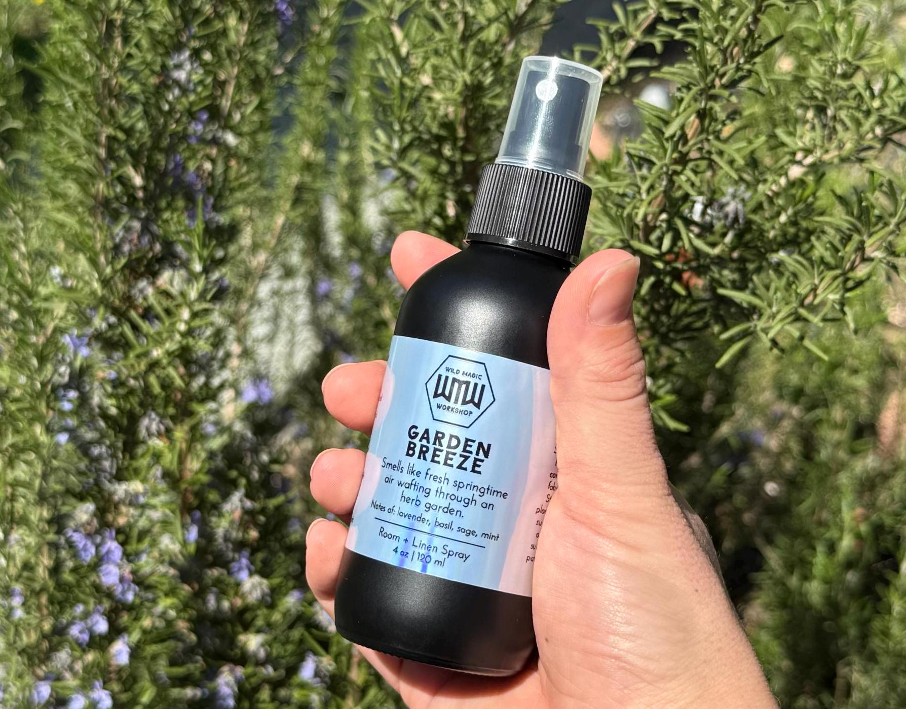 Garden Breeze | Room + Linen Spray | Spring Collection | Lavender | Sage | Basil | Mint | Herb Garden | Fresh | Earthy | Springtime | Gift