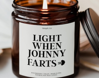 Personalized Light When Name Farts Candle Coworker Gift Boss Gift Friendship Gift Funny Candles Gift for Her Best Friend Gifts SL-0372