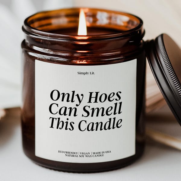 Rude Candle for Bestie Gift Best Bitches Gift for Girlfriend Gift for Wife Funny Gag Gifts for Valentines Day Joke Gift for Birthday SL-0409