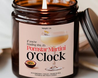 Martini Cocktail Candle Bar Top Decor Dinner Candle Alcohol Drink Valentines Gift Candle Martini Lover For Girlfriend Drink Candle SL-0313