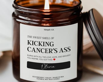 Funny Cancer Patient Gift Smells Like Candle Personalized Sick Friend Cheer Up Coworker Support Get Well Soon Recovery Gift SL-0173
