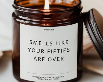 Personalized 60th Birthday Candle Funny Custom Sister Gifts For Best Friend Turning 60 Years Anniversary Gift For Women Bday Party SL-0247