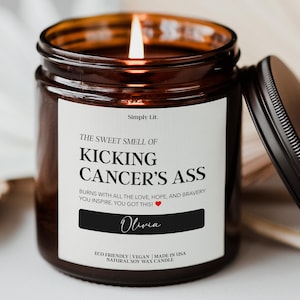 Funny Cancer Patient Gift Smells Like Candle Personalized Sick Friend Cheer Up Coworker Support Get Well Soon Recovery Gift SL-0173