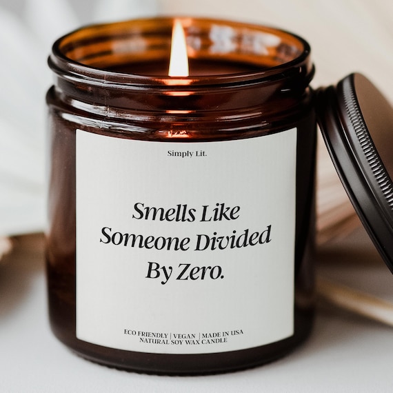 Math Teacher Gift for Math Teacher Appreciation Gift Math Teacher Candle Math Professor Gift for Math Tutor Funny Classroom Humor SL-0114