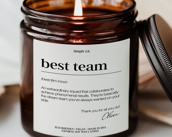 Personalized Bulk Corporate Gift for Employee Appreciation Gift for Best Team Customized Thank You Gift For Boss Company Bulk Candle SL-0347