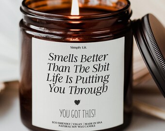 Motivational Candle You Got This Get Well Gift Tough Times Gift Cancer Gift Box Divorce Gift Warrior Gift Encouragement Gift Candles SL-0301