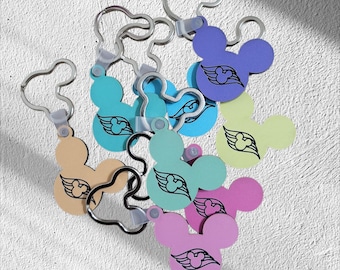 Llavero de Mickey de Disney Cruise, regalo extensor de peces