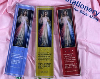 Crystal Glass Ruler with Inspirational Bible Quotes – A Thoughtful Christian Gift for All