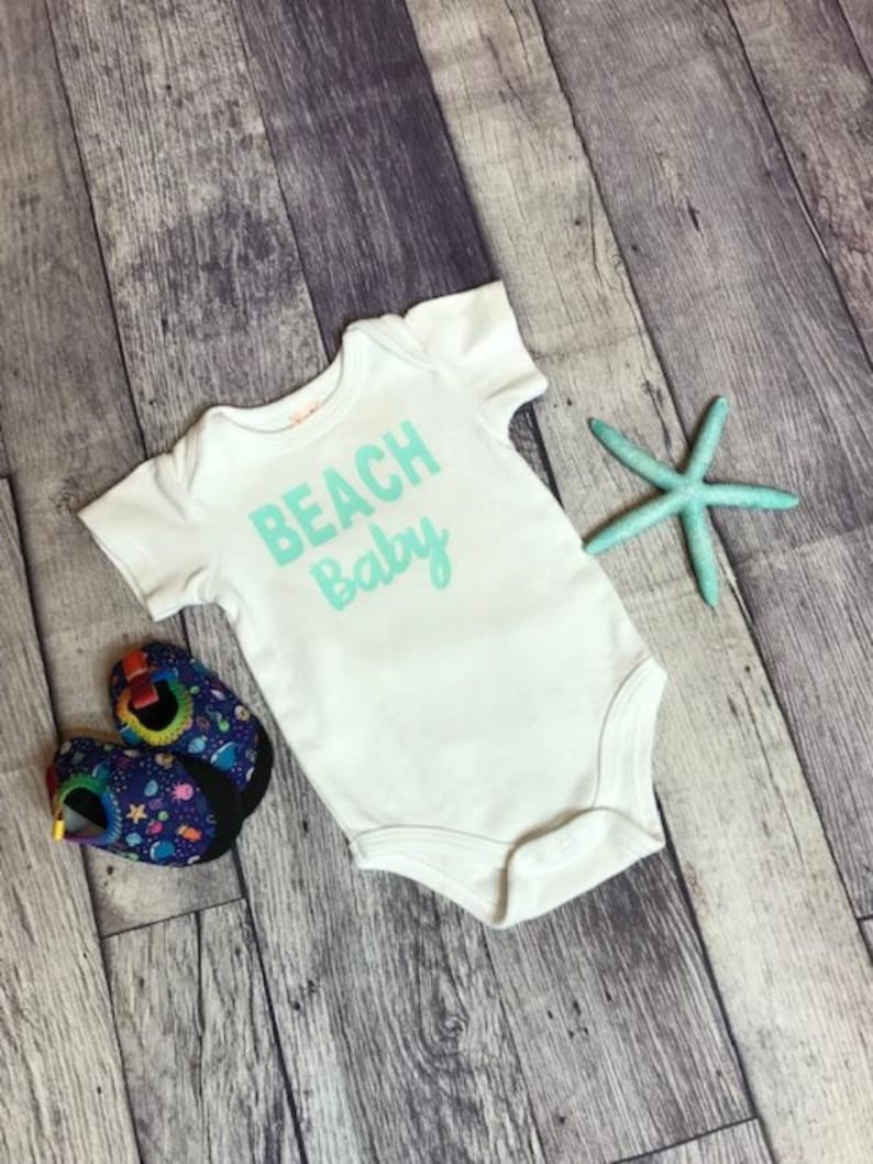 Take Home Outfit Announcement Onsie Baby Shower Gift Beach Baby Baby Boys Clothing Coming Home Outfit-Birthday
