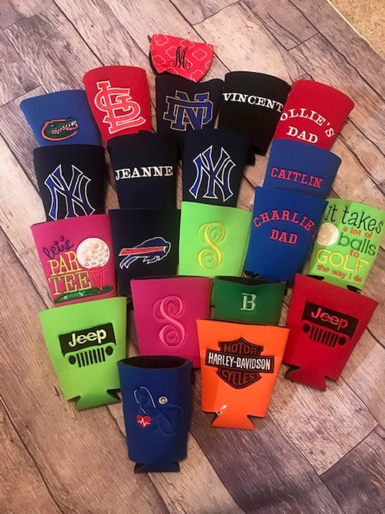 Pint glass koozies draft beer personalized koozie koozies Etsy