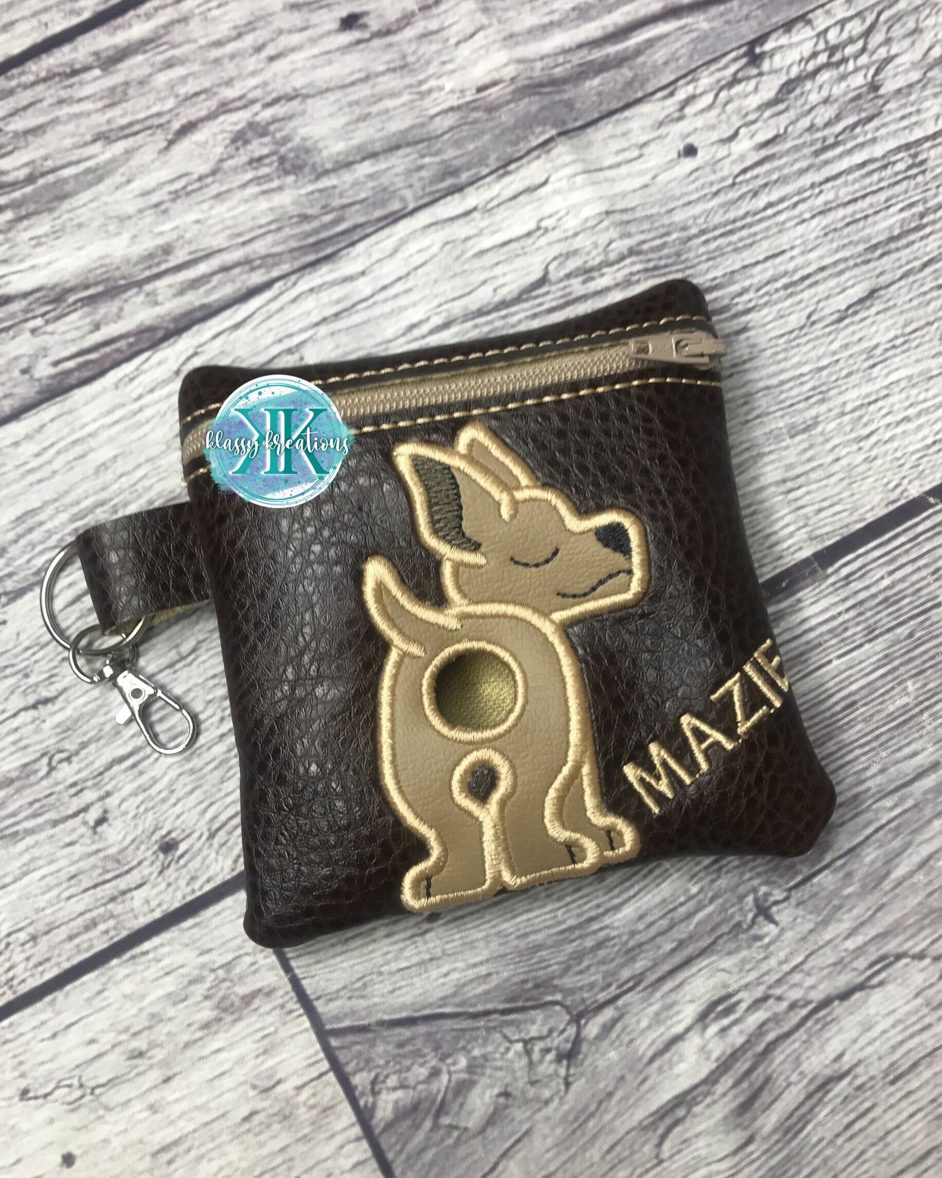 Personalized Poop Bag Holder Poop Bag Poop Bag Dispenser Etsy