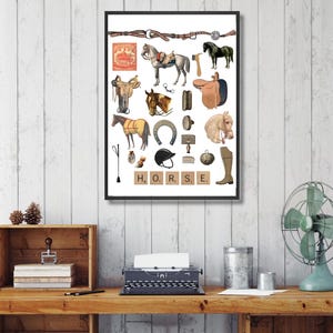 Equestrian Wall Art: Horse Riding Decor (Digital Download)