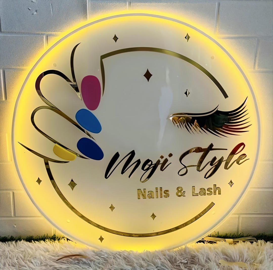 Personalized LED Neon Sign – Custom Text & Logo – Wedding Decoration ...