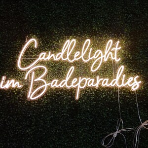 Neon Wedding Sign Last Name | Wedding LED Neon | Handmade in Germany | Photo Wall Decoration | Wedding Gift image 6