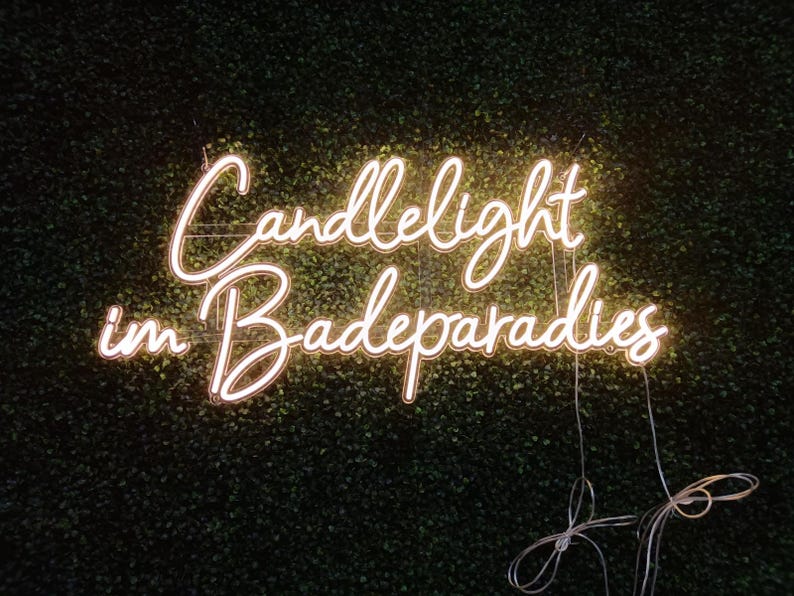Neon Wedding Sign Last Name | Wedding LED Neon | Handmade in Germany | Photo Wall Decoration | Wedding Gift image 6