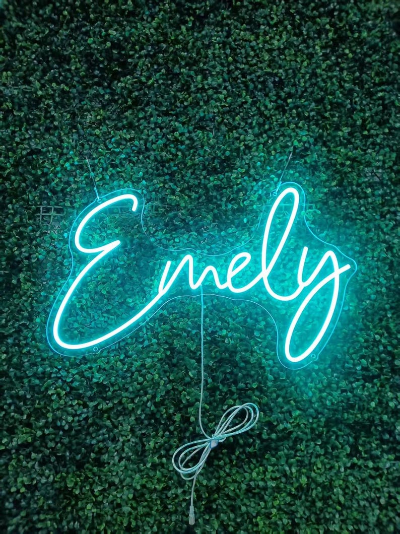 Neon Wedding Sign Last Name | Wedding LED Neon | Handmade in Germany | Photo Wall Decoration | Wedding Gift image 12