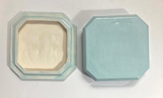 Vintage 1980’s Studio Art Porcelain Trinket Box T… - image 6