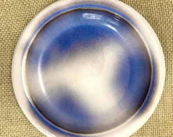 Beautifully Feathered and Blended Glaze Vintage 6 1/4” Italian Small Ceramic Plate marked Mandell Porceliana Italia