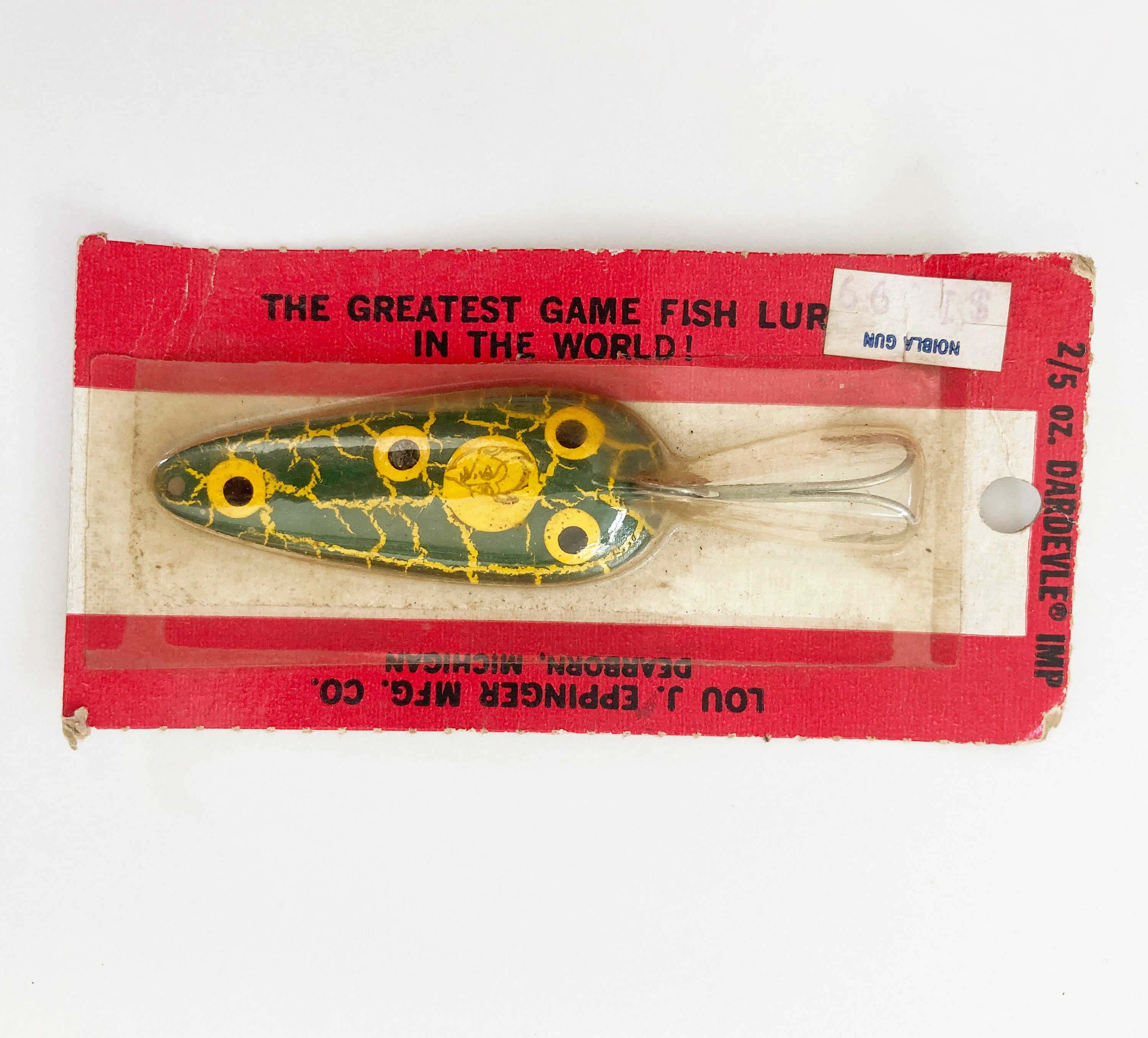 Vintage Eppinger Dardevle Imp Lure in Original Package Fishing