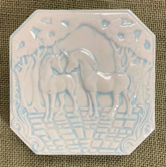 Vintage 1980’s Studio Art Porcelain Trinket Box T… - image 4