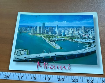 Vintage Miami Bridge Postcard