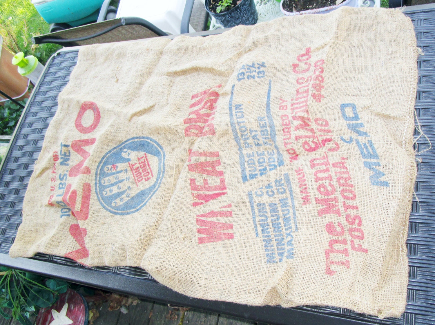 10 Burlap Sacks Bags from the 50s Clean Stored Airtight Etsy