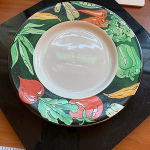 Vegetable Six Inch China Plate