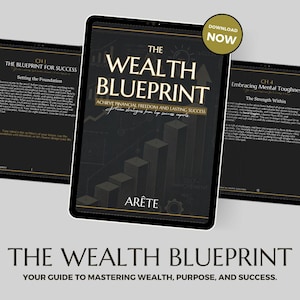 The Wealth Blueprint | Digital Self-Help Book for Men | Achieve Financial Freedom and Success | Digital Book for Success | Instant Download