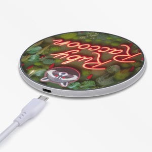 Neon RR Logo - 10W Wireless Charger