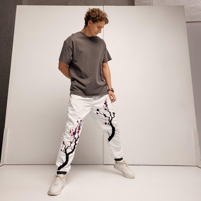 Ruby Raccoon - Sakura Tree - Unisex Track Pants - Etsy