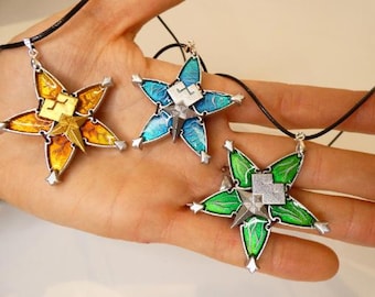 King.dom He_arts way_finder necklace cosplay prop hand made hand painted pendant