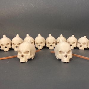 Aztec Death Whistle with Loop, Death Whistle, LOUD, Skull, 3D Printed, Original, Whistle, Maya, Aztec, plastic skull, Unique Gift