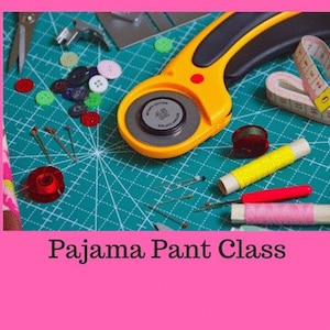 How to sew Pajama Pants, Sewing Class, Online Tutorial, Sewing Video