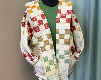 Oversize Vintage Quilt Jacket