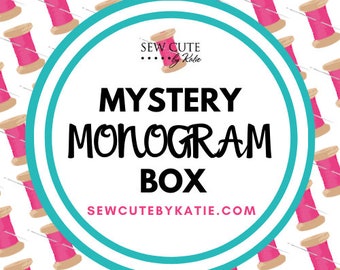 Mystery Monogram Box  Small Box