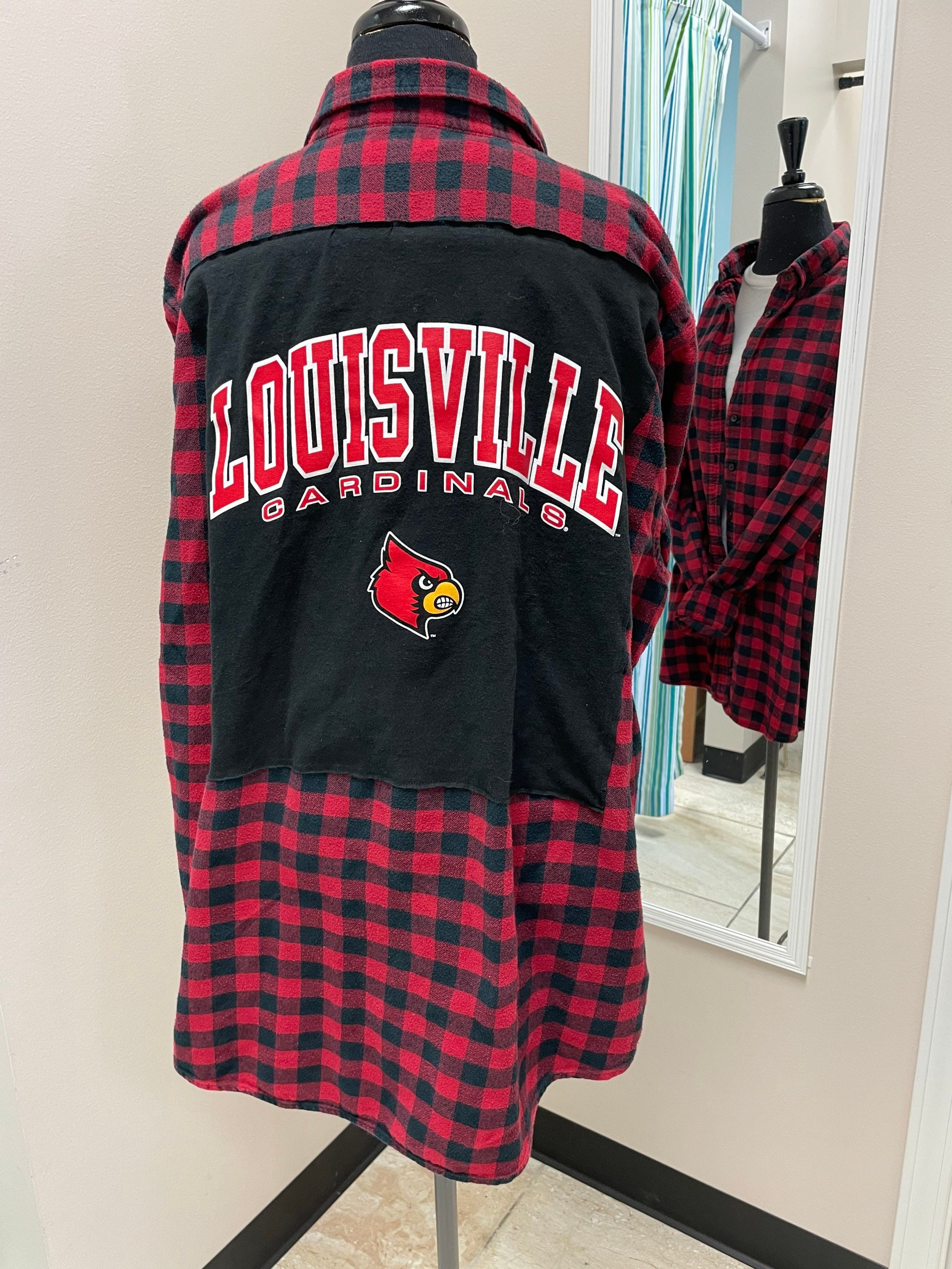 Cloth Hook and Eye 3.5 Dia. NCAA Louisville Cardinals University of Louisville Embroidered Patch | 52317