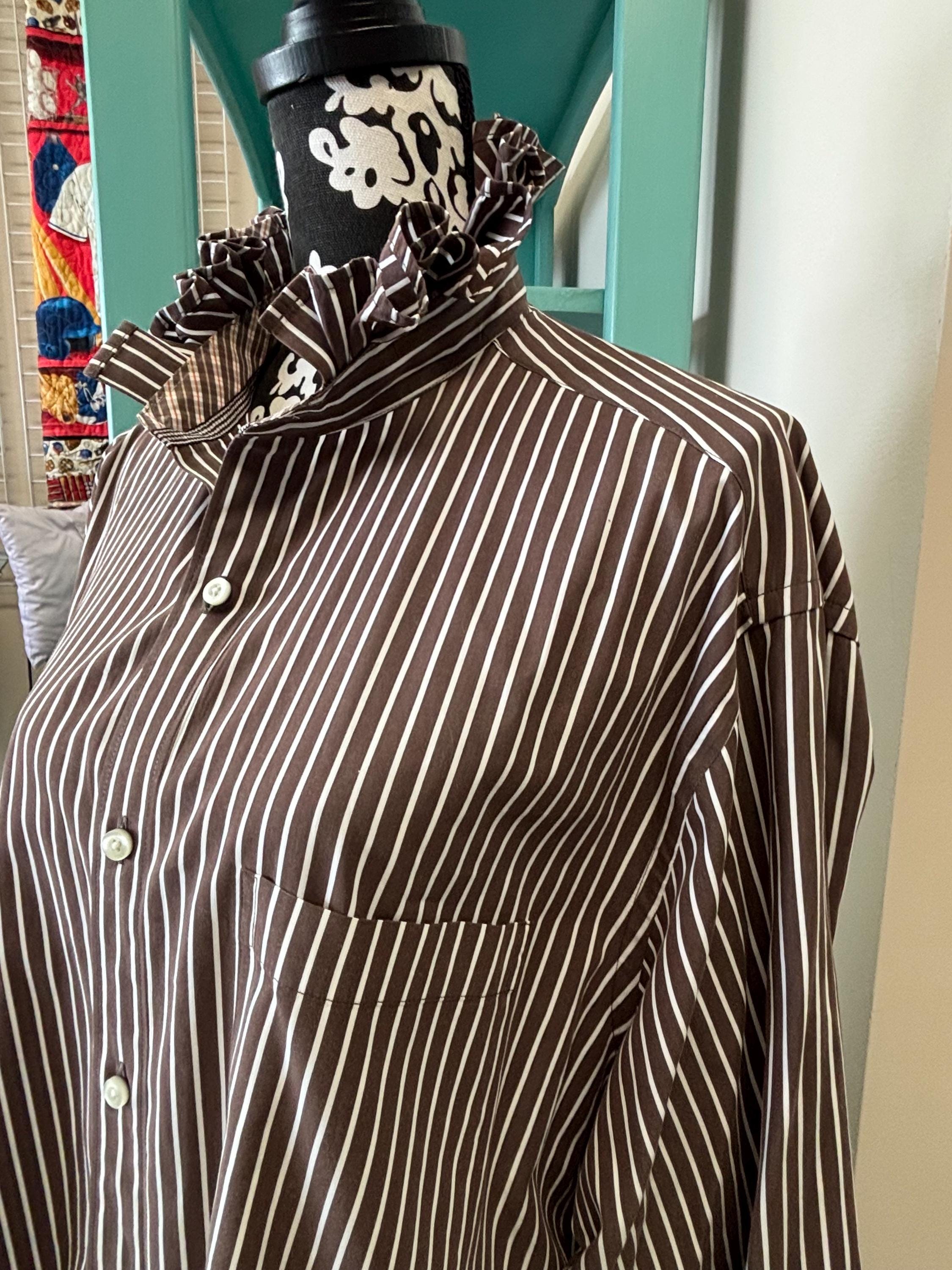 brown and blue dress shirt Striped spring_occasion black silk hoco dress Size:15.5 US (39 EU) Find great deals on