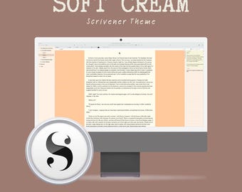 Soft Cream - Scrivener Theme for Mac | Theme for Authors, Novelists, and Writers