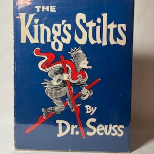 ca. 1960 The King's Stelzen von Dr. Seuss ~ Vintage illustrierte Kinderbuch Sammlerstück Seuss