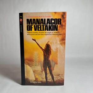 1970 ~ Manalacor of Veltakin ~ Vintage Science Fiction Romance Paperback