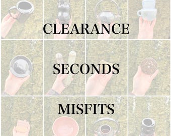 Seconds/Misfit Items/Discontinued Designs, Read Description for Explaination