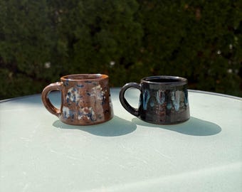 Handmade Demitasse: 2oz capacity, Conical Shape