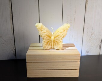 蝶の蜜蝋キャンドル