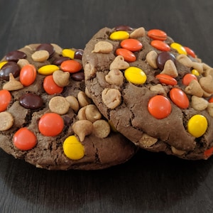 Reese&#39;s Pieces Peanut Butter Cup Cookie Recipe, Cookie Recipes, digital download, Recipes, Baking, Gourmet Cookie Recipes, Homemade Cookies